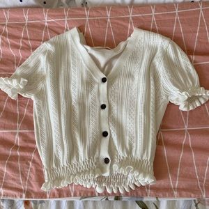 White crop top - Blackpink Jennie same style